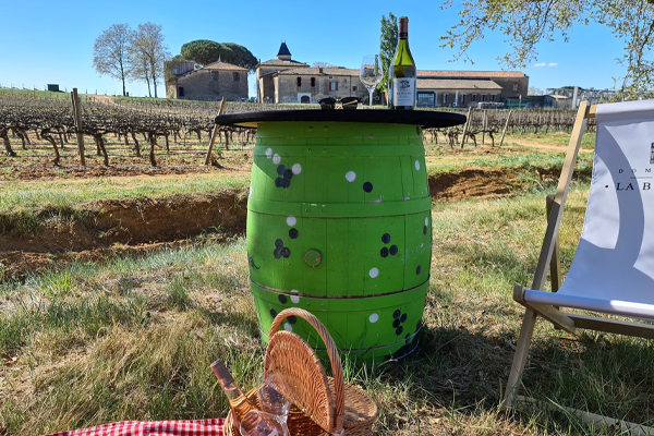 Un apéritif atypique au Domaine de la Baume